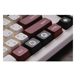Klawiatura mechaniczna 8BitDo Mechanical Keyboard Fami Edition Kailh Box Brown V2 Brązowy