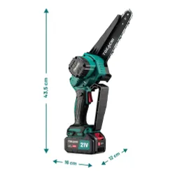 Piła łańcuchowa akumulatorowa TOKACHI 21V Drakkar 35 2x3Ah