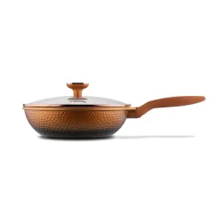 Patelnia WOK na indukcję Starke Pro Texture Copper 28 x 8 cm