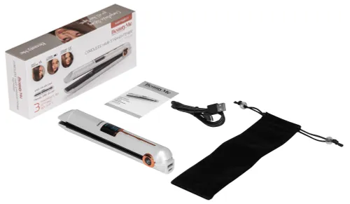 Prostownica bezprzewodowa BEAUTYME HS705W funkcja powerbanku 205 stopni