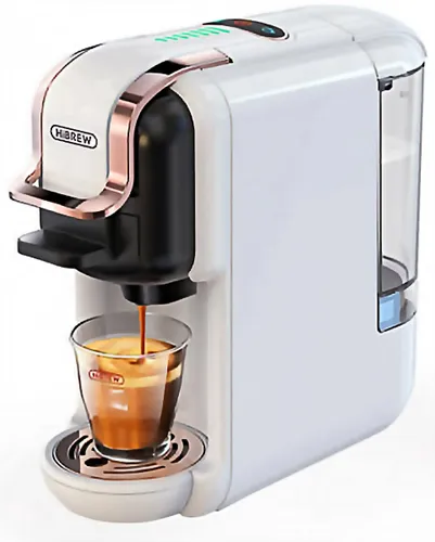 Ekspres HIBREW H2B 5w1 Biały (2 systemy kapsułek)