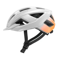Kask rowerowy LAZER Cerro KinetiCore Biało-pomarańczowy MTB (rozmiar S)