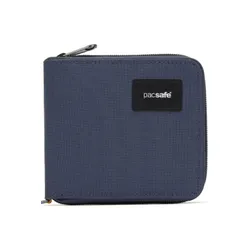 Кошелек Pacsafe RFIDsafe Zip Around Wallet, антивор, coastal blue