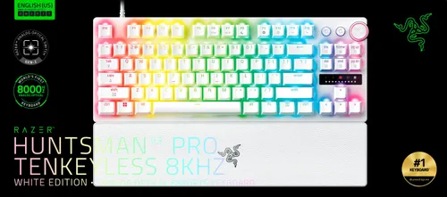 Klawiatura RAZER Huntsman V3 Pro TKL 8KHz Biały