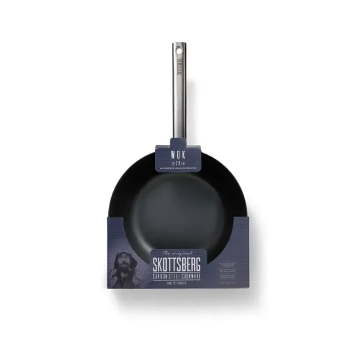SKOTTSBERG Carbon Steel 28 cm - patelnia / wok ze stali węglowej nieprzywierający
