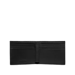 Большой мужской кошелек Calvin Klein Modern Bar Bifold 6cc с Биллом K50k511374 Black Nano Mono 0GL