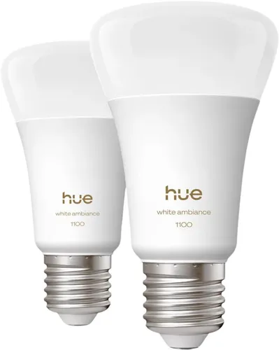 Inteligentna żarówka LED PHILIPS HUE 929003854902 8.1W E27 Bluetooth, ZigBee (2 szt.)