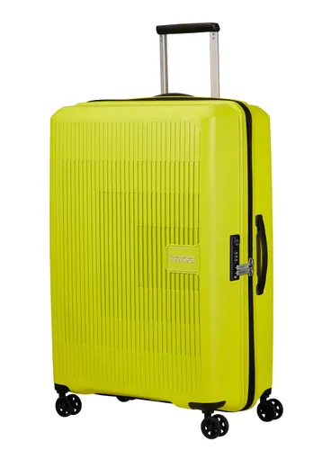 Большой расширенный чемодан American Tourister AeroStep-light lime