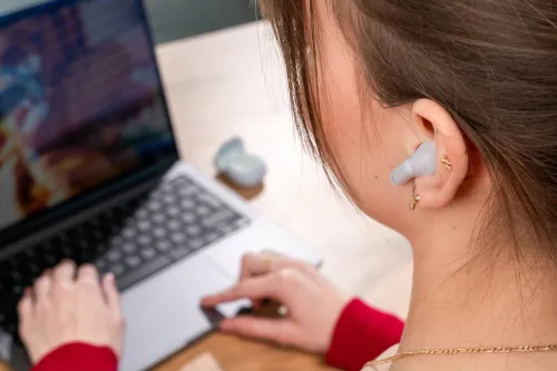 Słuchawki douszne XMUSIC XTW300B Niebieski