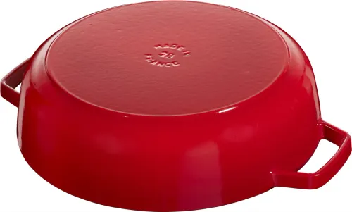 STAUB 24 cm - patelnia żeliwna z pokrywką