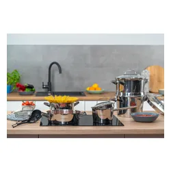 Zestaw garnków GÖTZE & JENSEN Denver CS700 Inox (10 elementów)
