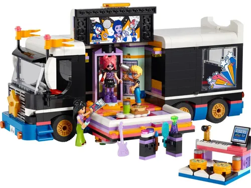 Конструктор LEGO Friends 42619 концертный автобус поп-звезды