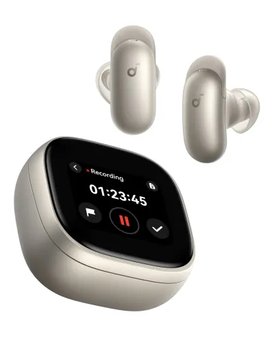 Słuchawki bezprzewodowe Soundcore Liberty 5 Pro Max ANC Dyktafon AI, Thus AI Bluetooth 6.1 Tytanowy