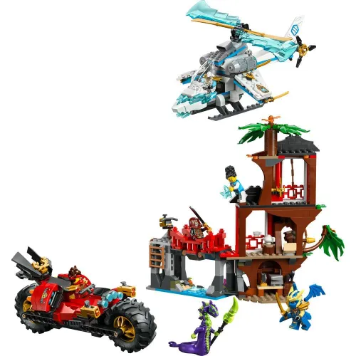 LEGO 71857 NINJAGO Bitwa Ninja: Domek na drzewie z pojazdami