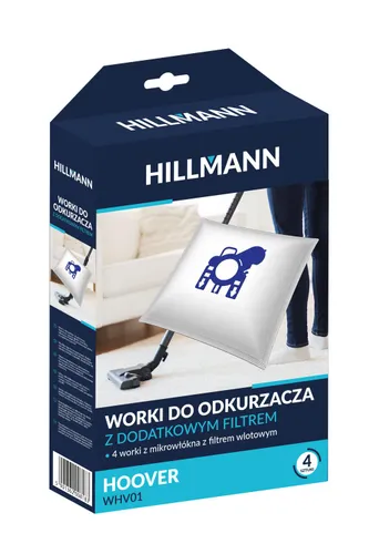 Worki do odkurzacza HILLMANN WHV01 4szt. + filtr