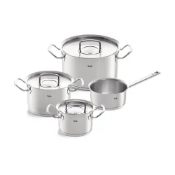 FISSLER Original Profi Collection - zestaw 4 garnków z pokrywkami ze stali nierdzewnej