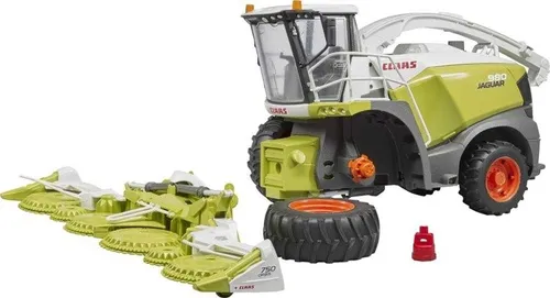 Bruder Claas Jaguar 980 Sieczkarnia samojezdna z przyrządem Orbis do zbioru kukurydzy (02134)