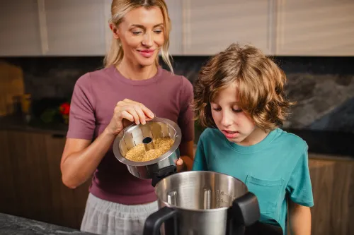 Wielofunkcyjny robot kuchenny ICOOOK 3.0 PLUS MRK-48P (WiFi) z wagą i krajarką w kostkę