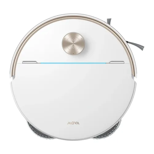 Robot sprzątający Mova V70 Ultra Complete Funkcja mopowania Stacja oczyszczająca Tworzenie mapy pomieszczenia 69dB Funkcje AI Biały