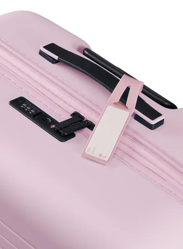 American Tourister'ın Büyük Genişletilmiş bavulu Novastream-soft pink