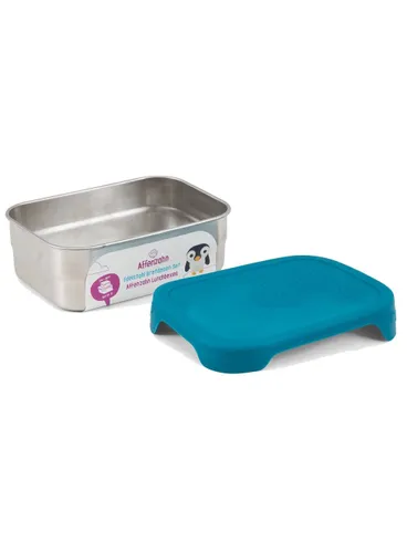 Pojemnik na jedzenie Affenzahn Lunchbox Stainless Steel - shark