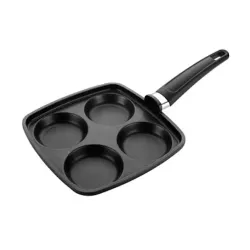 TESCOMA Premium 20 x 20 cm czarna - patelnia do jajek i placuszków teflonowa