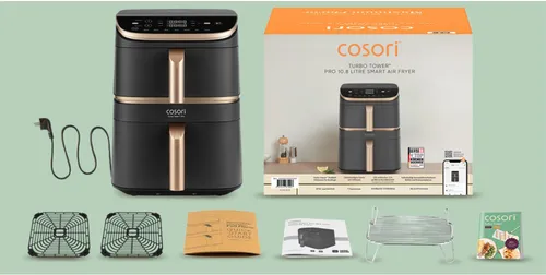 Air Fryer Frytkownica beztłuszczowa COSORI Turbo Tower Pro Smart CAF-DC123S-DEUR 10.8l (WiFi)