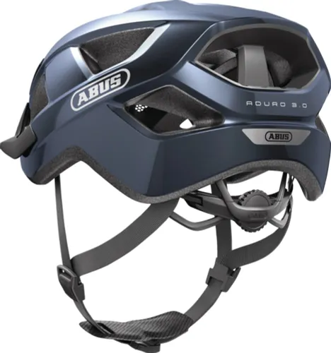 Kask rowerowy ABUS Aduro 3.0 LED Midnight Granatowy Miejski (rozmiar L)