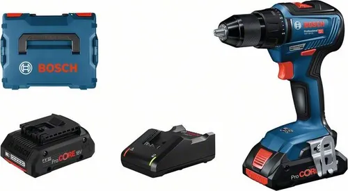 Bosch GSR 18V-55 18V Akülü Matkap 2 x Akülü Matkap 4 Ah (06019H5204)