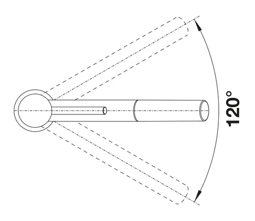 Bateria BLANCO Kano-S 526668 Czarny mat