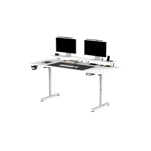 Biurko Ultradesk HIGHLANDER XXL 160cm Regulacja wysokości Biały