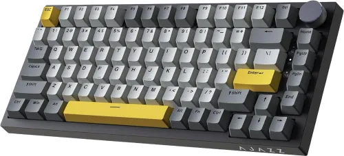 Klawiatura mechaniczna Ajazz AK820 Sea Salt Switch Czarno-Szary