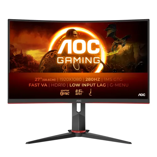 Monitor AOC C27G2Z3/BK 27" Full HD Fast VA 280Hz 0,5ms MPRT Gamingowy