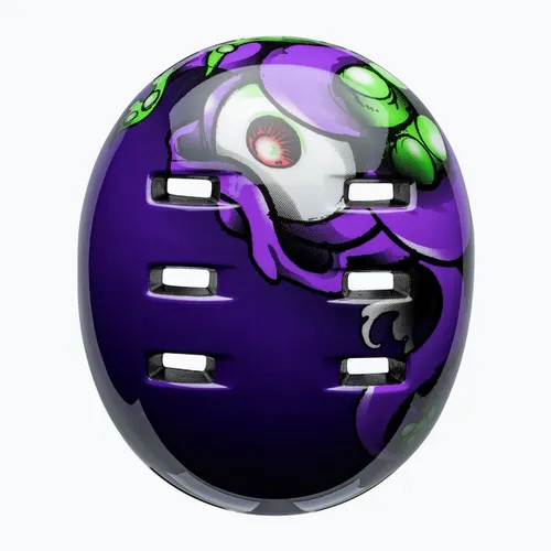 Kask rowerowy dziecięcy Bell Lil Ripper Jr purple tentacle