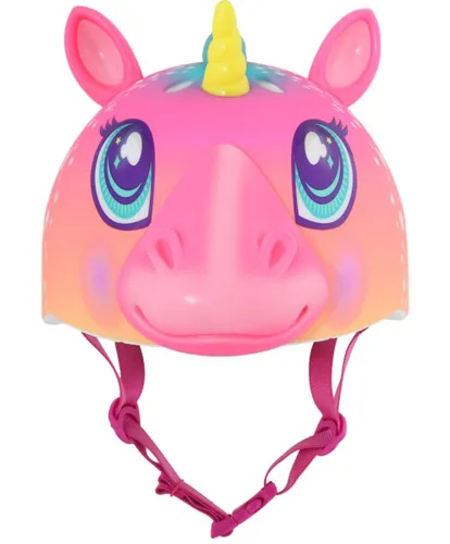 Kask rowerowy RASKULLZ Super Unicorn Wielokolorowy dla Dzieci (rozmiar XS)