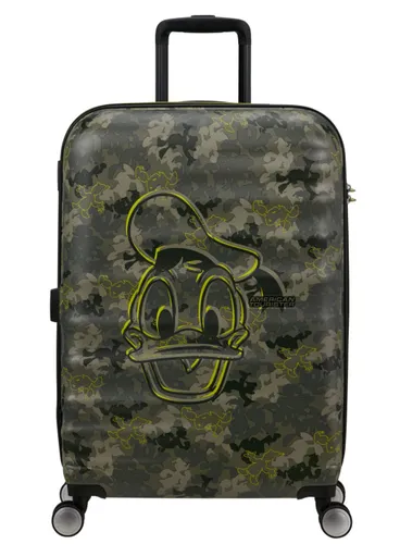 Walizka średnia American Tourister Wavebreaker Disney - Donald Duck camo