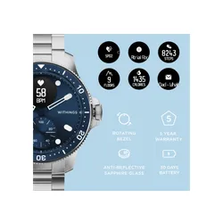 Часы Withings Scanwatch Horizon 43mm темно-синий