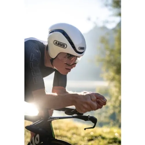 Kask rowerowy Abus GameChanger TT biały - S