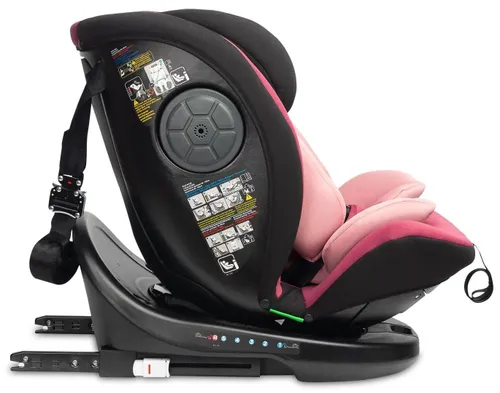 Автокресло Caretero Mokki I-Size, 40-150 cm, 0-36 kg, черно-розовый