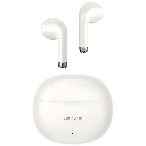 Słuchawki bezprzewodowe USAMS Rhymbo TWS Douszne Bluetooth 5.3 Beżowy
