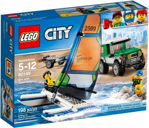 Конструктор Lego City родстер 4x4 с катамараном (60149)