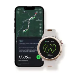 Smartwatch STELIO Activ Pro AI GPS 46mm Tytan Złoty