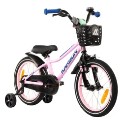 Rower dziecięcy KARBON Jazz 16 cali dla dziewczynki Różowy