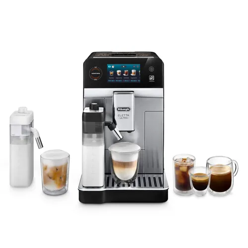 Ekspres DELONGHI ECAM470.85.MB Eletta Ultra (Spienianie mleka na ciepło i zimno) (Cold Brew)