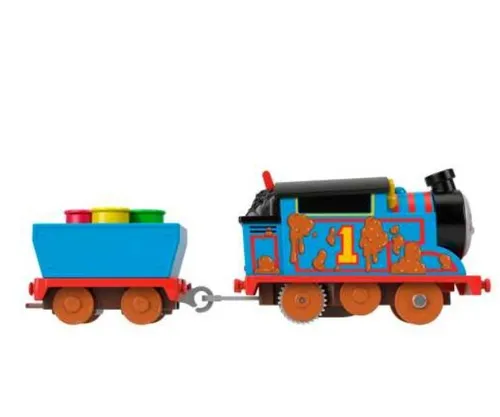 Fisher Price Zestaw z lokomotywą z napędem Tomek i Przyjaciele Błotna przygoda