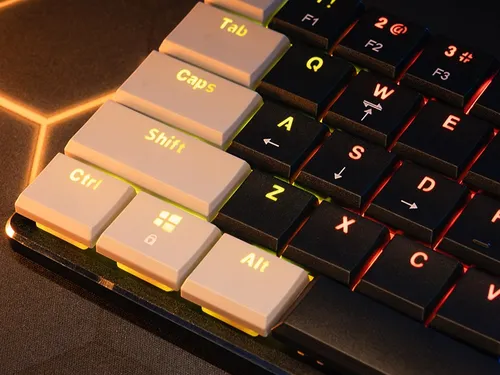 Klawiatura gamingowa Tracer GameZone Keylo 61 przewodowa mechaniczna podświetlana grafitowa
