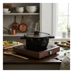 Garnek z pokrywką ILAG ULTIMATE MONDEX ALLESKEN VALERIAN 6,7 l czarny