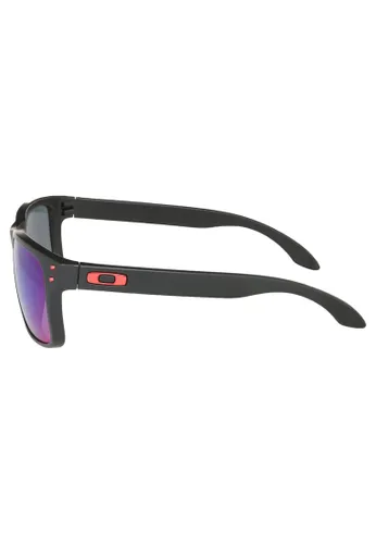 HOLBROOK UNISEX - Okulary przeciwsłoneczne - matte black/positive red iridium