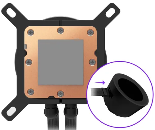 Chłodzenie wodne NZXT Kraken Plus 240 Czarny