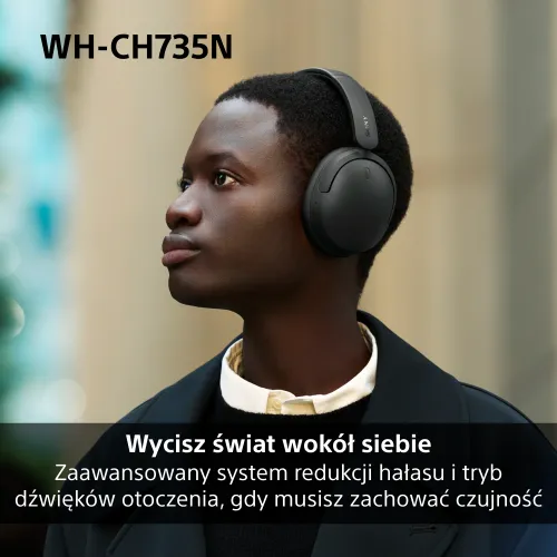 Słuchawki bezprzewodowe Sony WH-CH735N ANC Nauszne Bluetooth 6.0 Niebieski